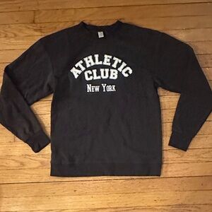 Athletic Club New York Crewneck Sweatshirt - Black